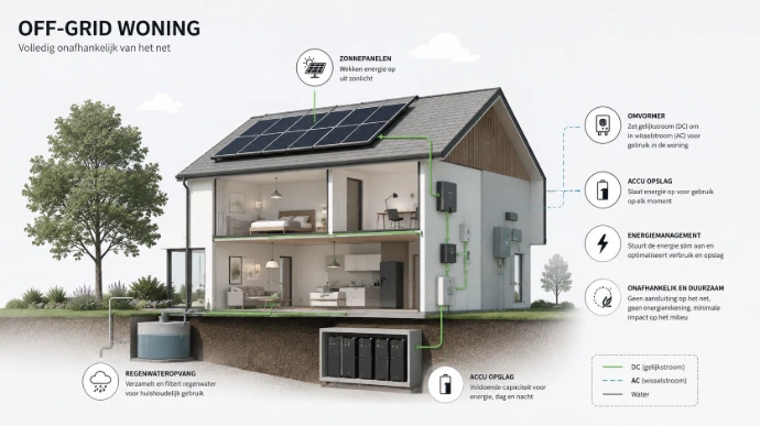 off grid woning